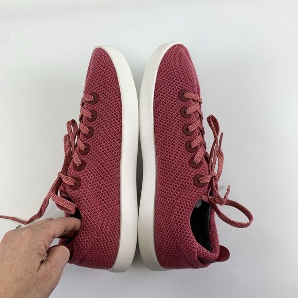 Allbirds Tree Piper Sneaker Lux Pink Lace Up Lightweight Breathable Mens 12 - Picture 10 of 13